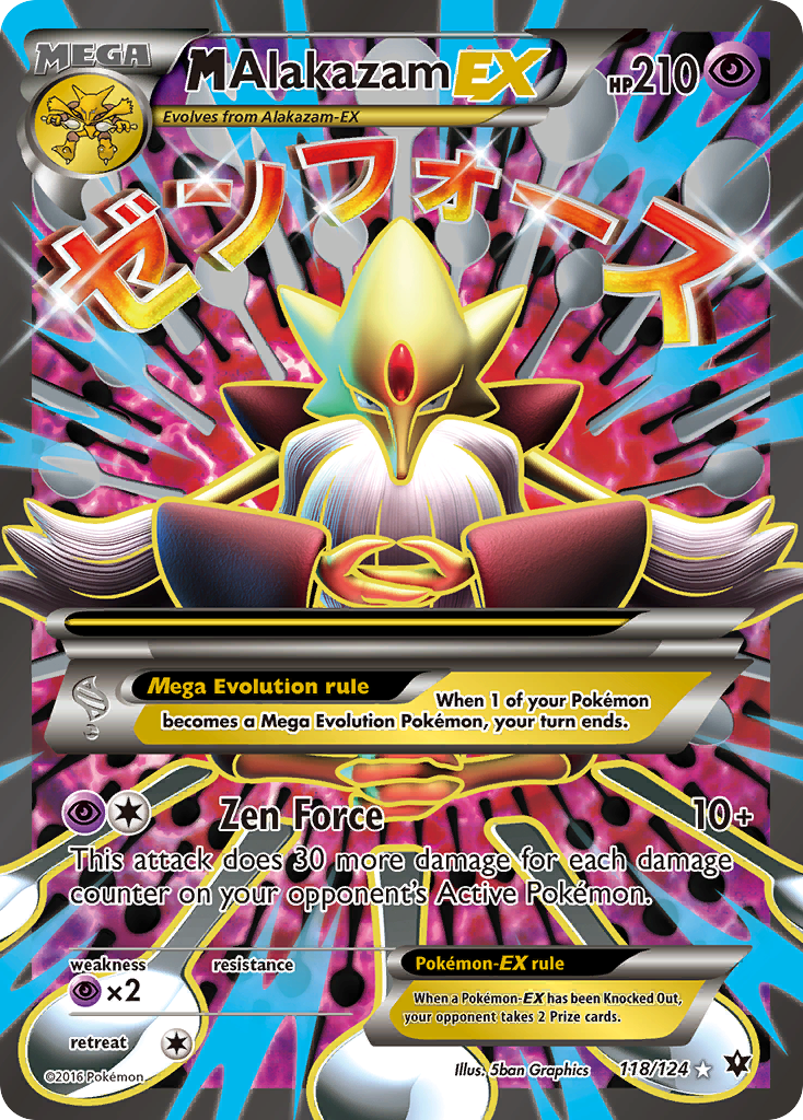 M Alakazam EX (118/124) [XY: Fates Collide] | Chromatic Games