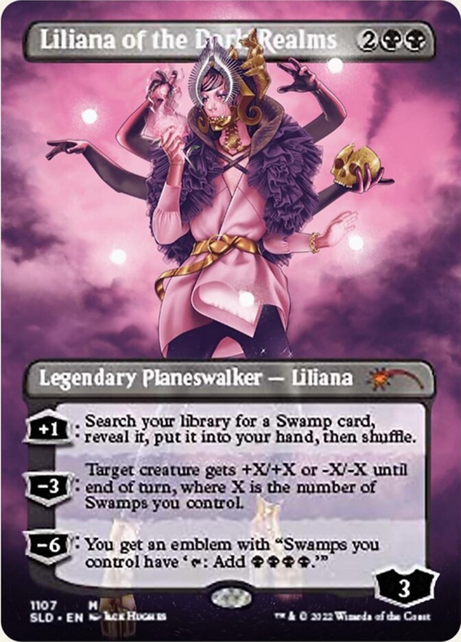 Liliana of the Dark Realms (Borderless) [Secret Lair Drop Series] | Chromatic Games