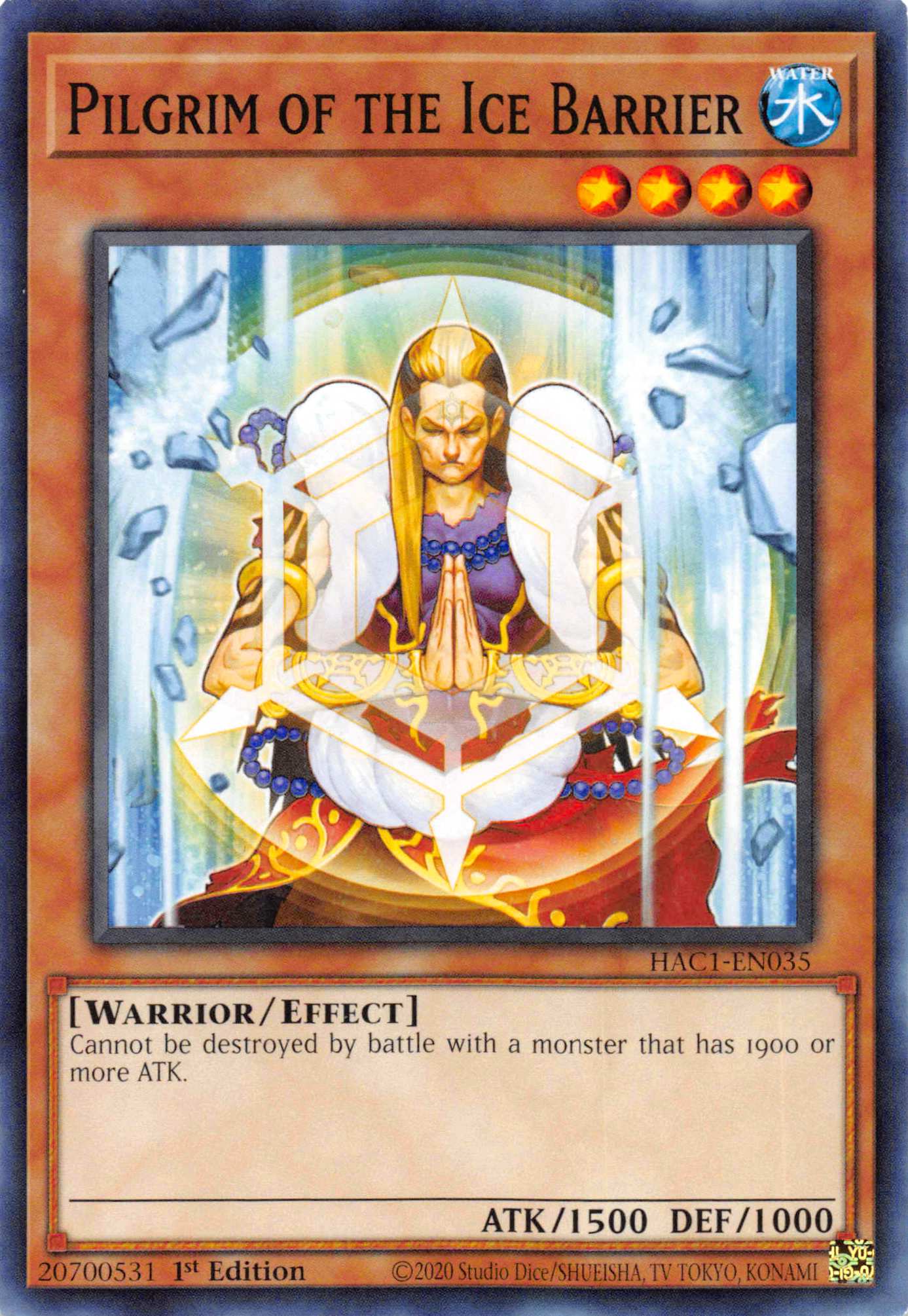 Pilgrim of the Ice Barrier [HAC1-EN035] Common | Chromatic Games
