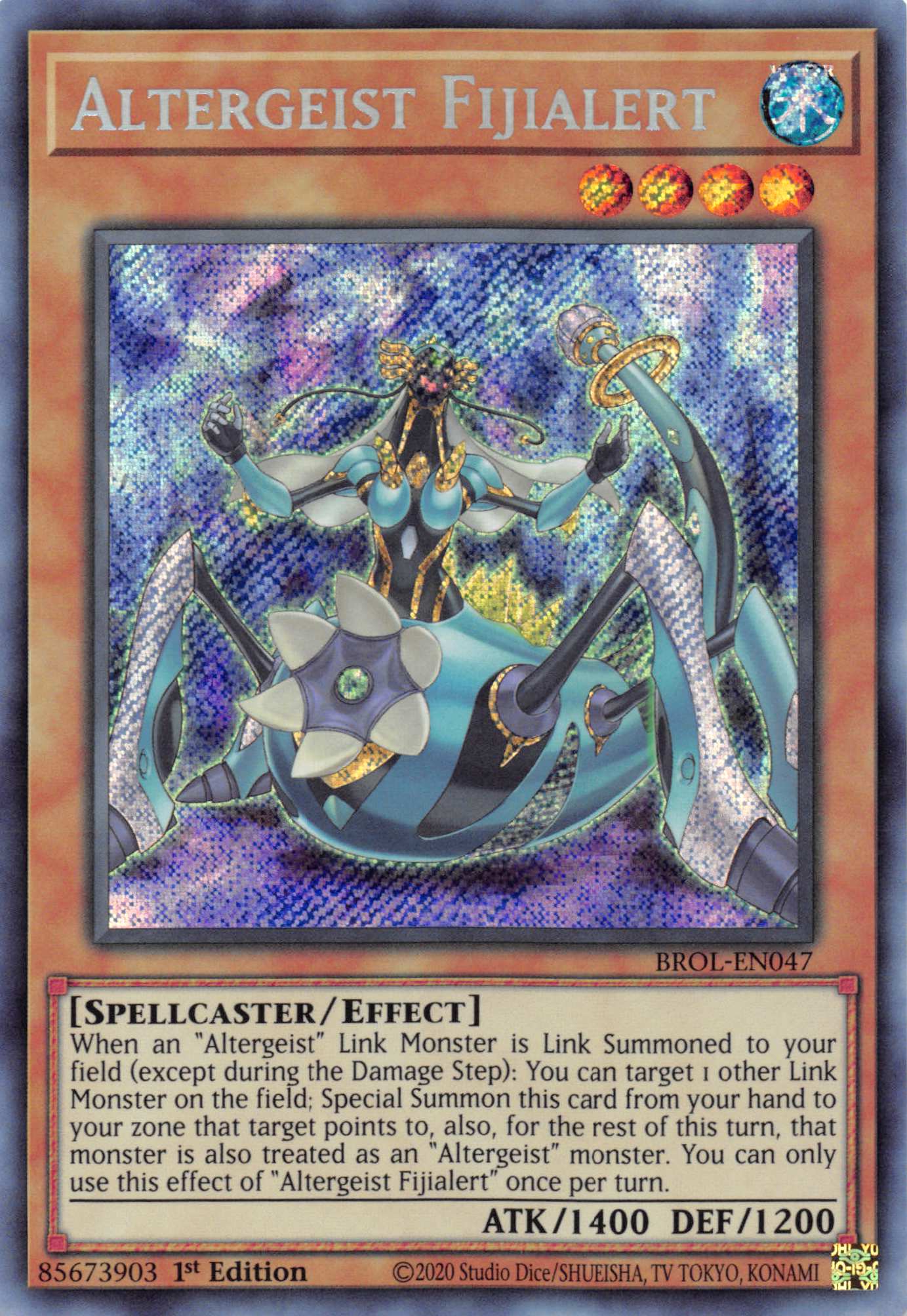 Altergeist Fijialert [BROL-EN047] Secret Rare | Chromatic Games