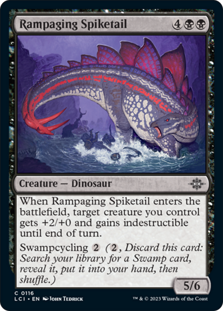 Rampaging Spiketail [The Lost Caverns of Ixalan] | Chromatic Games