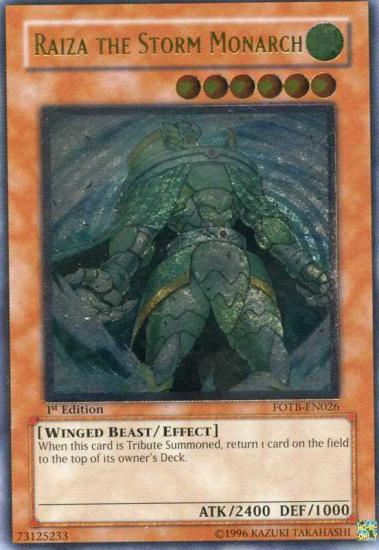 Raiza the Storm Monarch [FOTB-EN026] Ultimate Rare | Chromatic Games
