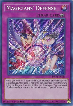 Magicians' Defense [MVP1-ENS28] Secret Rare | Chromatic Games