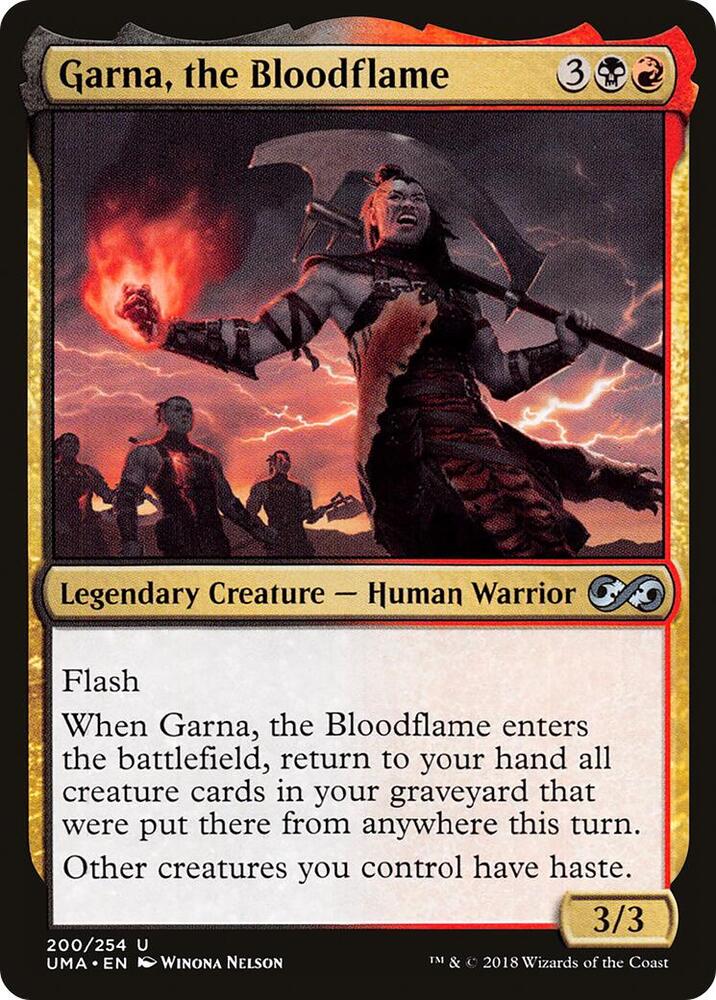 Garna, the Bloodflame 200/254 (Ultimate Masters)  | Chromatic Games