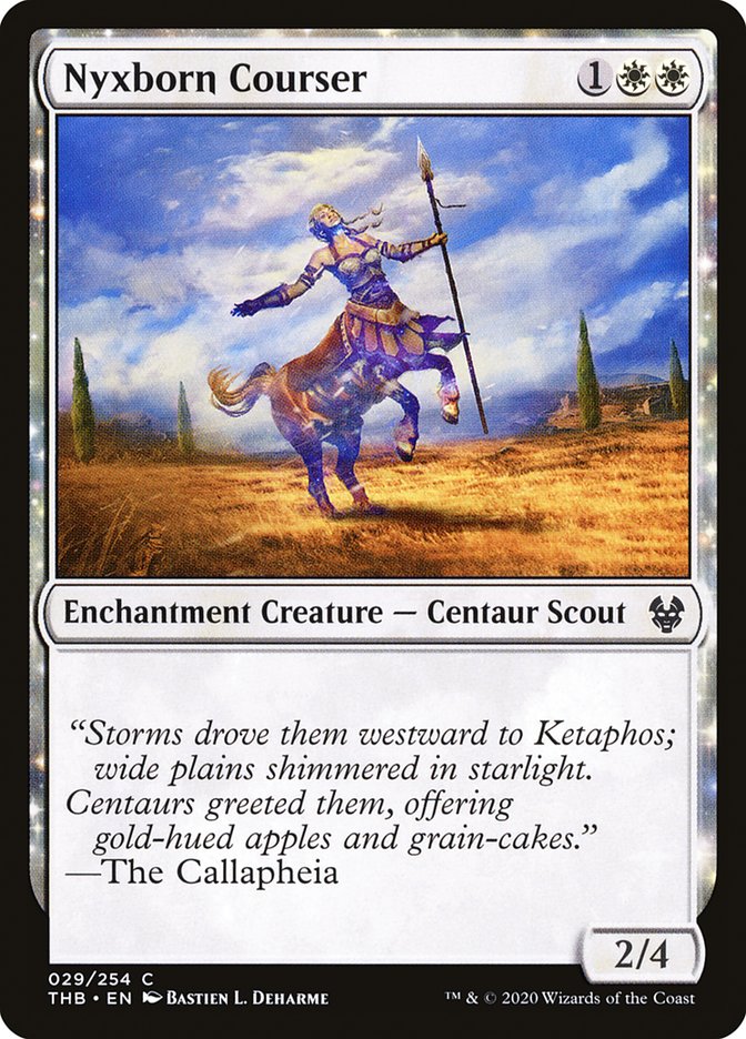 Nyxborn Courser 29/254 (Theros Beyond Death)  | Chromatic Games