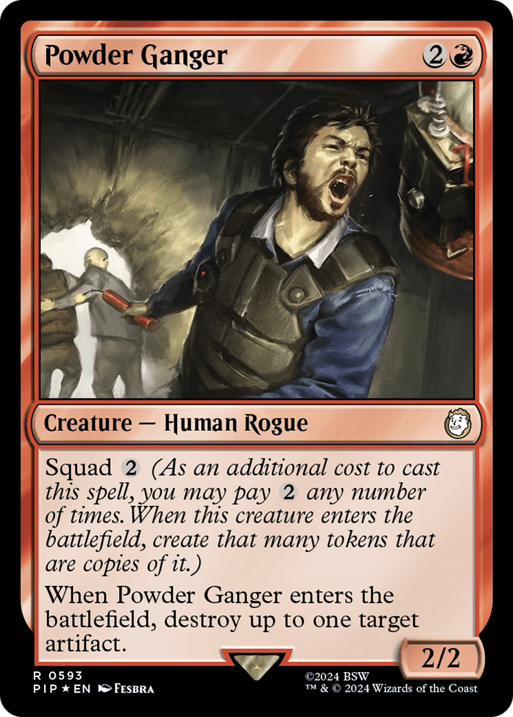 Powder Ganger (Surge Foil) [Fallout] | Chromatic Games