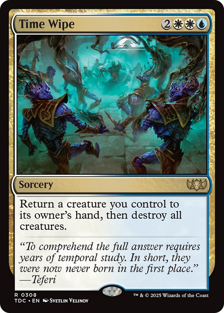 Time Wipe [Tarkir: Dragonstorm Commander] | Chromatic Games