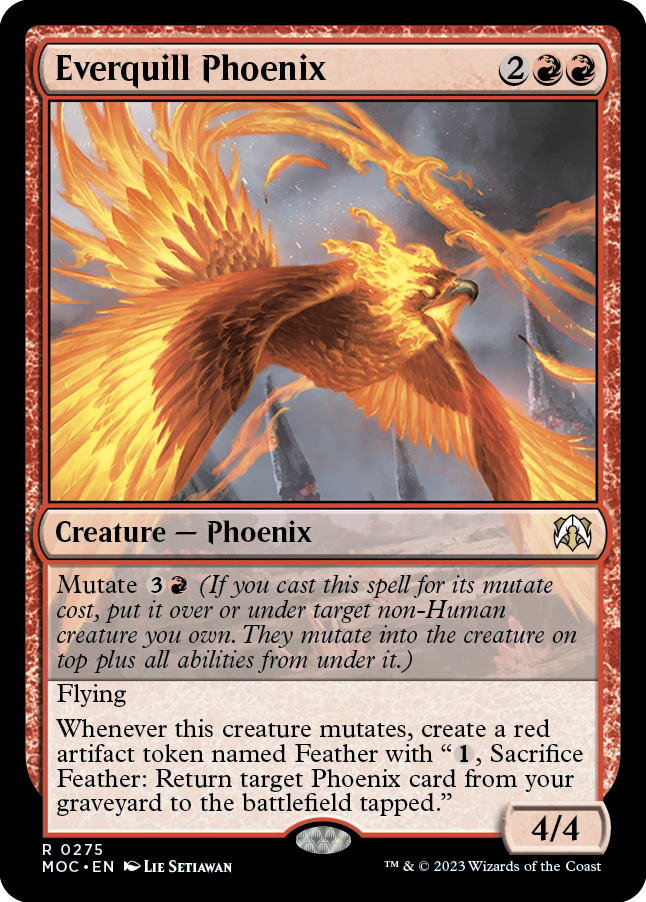 Everquill Phoenix [March of the Machine Commander] | Chromatic Games