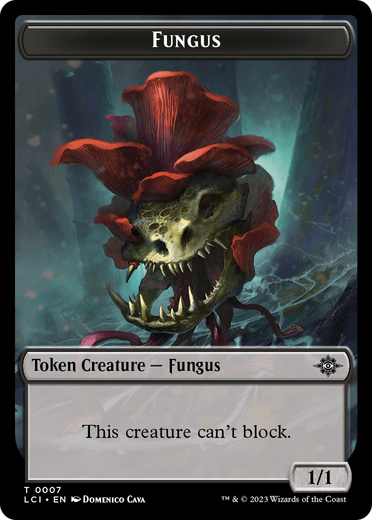 Treasure (0018) // Fungus Double-Sided Token [The Lost Caverns of Ixalan Tokens] | Chromatic Games