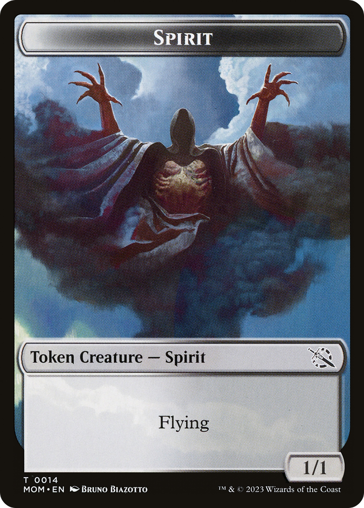 Thopter // Spirit (14) Double-Sided Token [March of the Machine Tokens] | Chromatic Games