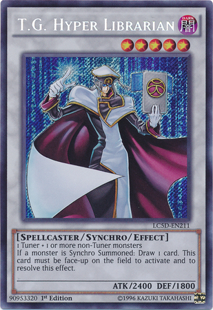 T.G. Hyper Librarian [LC5D-EN211] Secret Rare | Chromatic Games