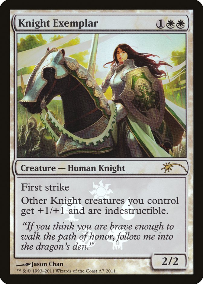 Knight Exemplar [Resale Promos] | Chromatic Games