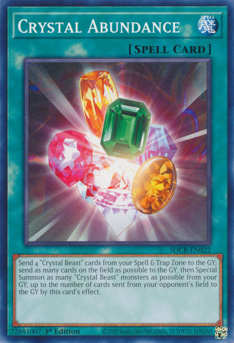 Crystal Abundance [SDCB-EN022] Common | Chromatic Games