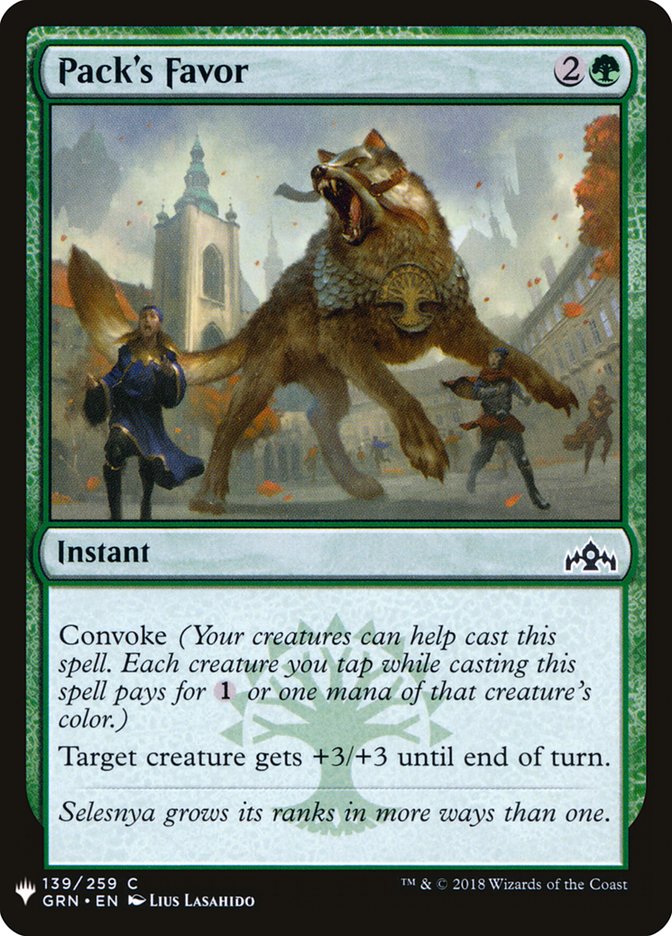 Pack's Favor [Mystery Booster] | Chromatic Games