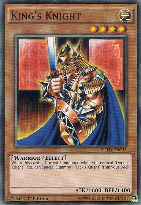 King's Knight [YGLD-ENC15] Common | Chromatic Games