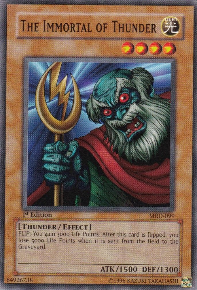 The Immortal of Thunder [MRD-099] Common | Chromatic Games