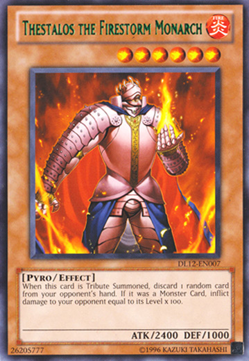 Thestalos the Firestorm Monarch (Green) [DL12-EN007] Rare | Chromatic Games