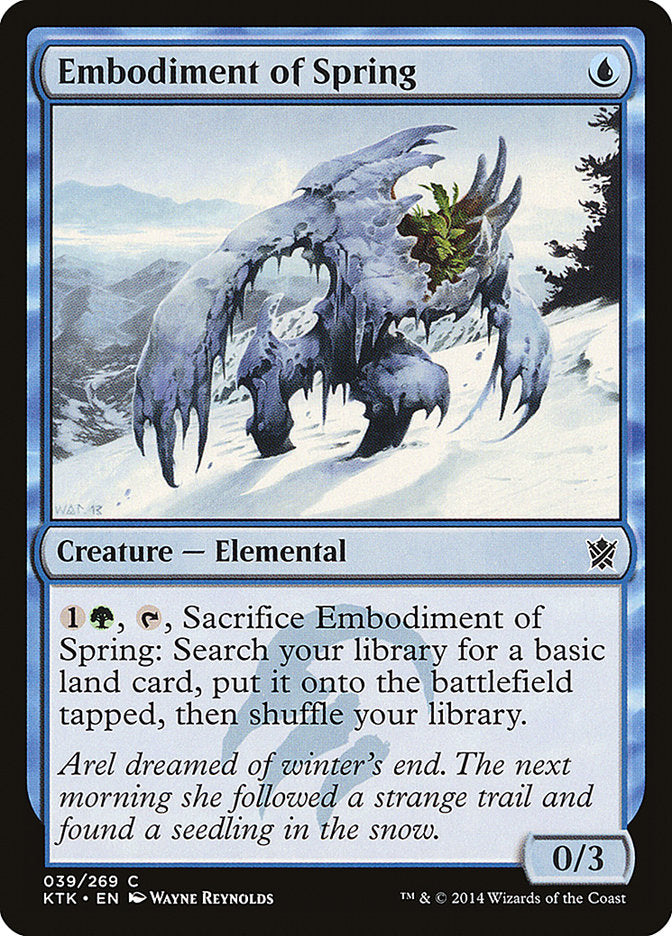 Embodiment of Spring 39/269 (Khans of Tarkir)  | Chromatic Games