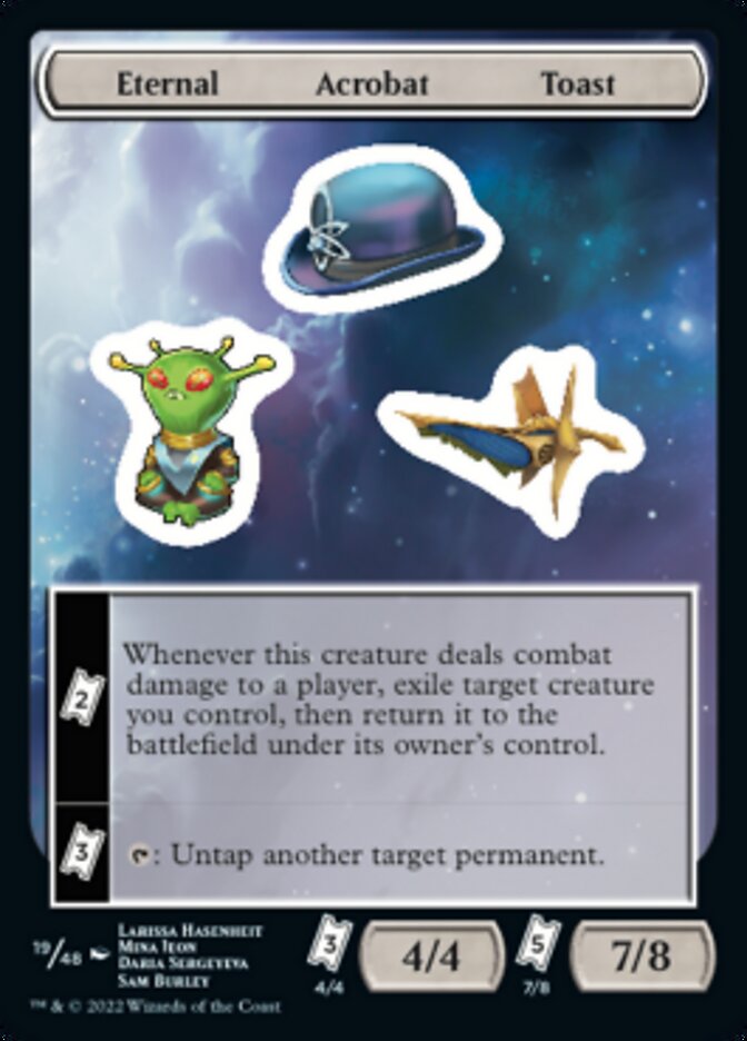 Eternal Acrobat Toast [Unfinity Stickers] | Chromatic Games