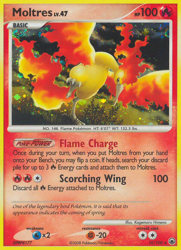 Moltres (10/100) [Diamond & Pearl: Majestic Dawn] | Chromatic Games