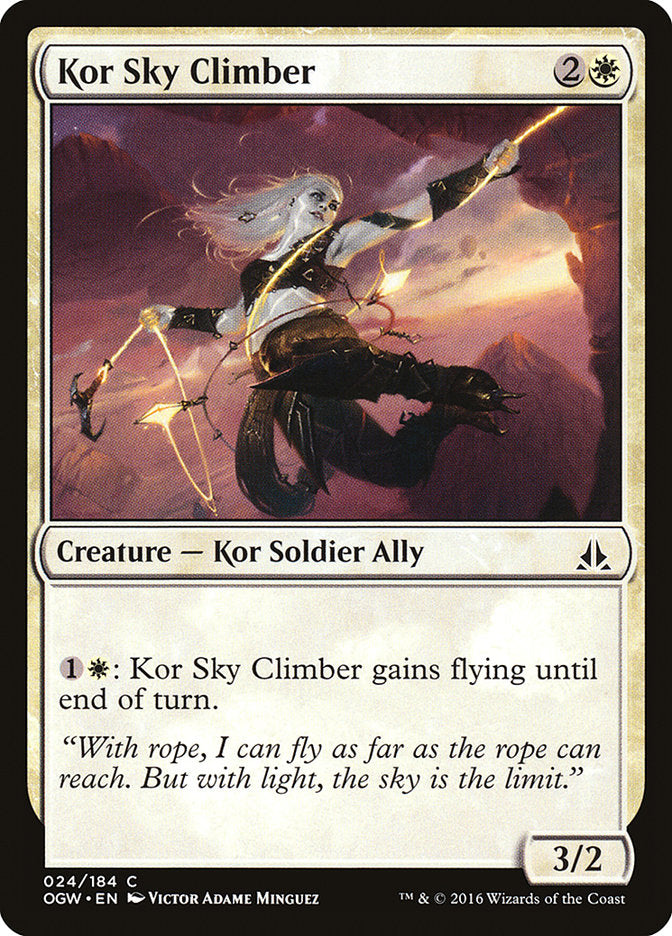 Kor Sky Climber 24/184 (Oath of the Gatewatch)  | Chromatic Games