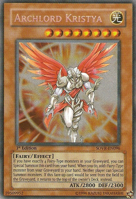 Archlord Kristya [SOVR-EN096] Secret Rare | Chromatic Games