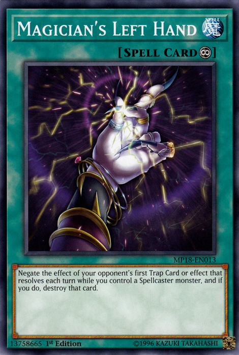 Magician's Left Hand [MP18-EN013] Common | Chromatic Games