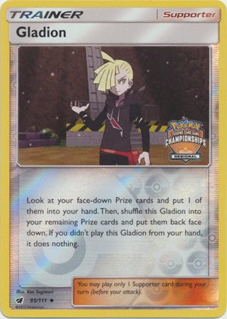 Gladion (95/111) (Regional Championship Promo) [Sun & Moon: Crimson Invasion] | Chromatic Games