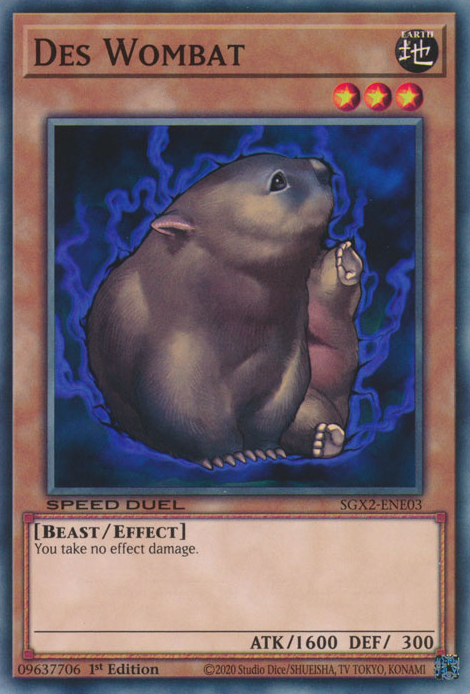 Des Wombat [SGX2-ENE03] Common | Chromatic Games