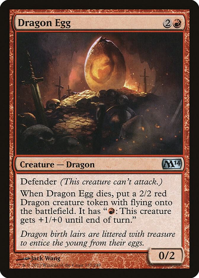 Dragon Egg 137/249 (Magic 2014 (M14))  | Chromatic Games