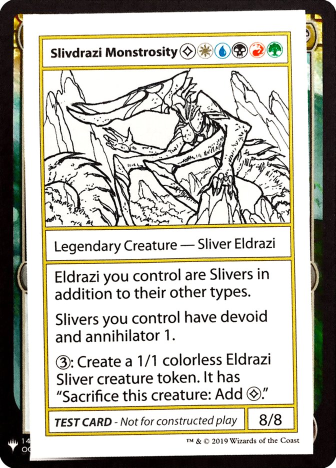 Slivdrazi Monstrosity [Mystery Booster Playtest Cards] | Chromatic Games