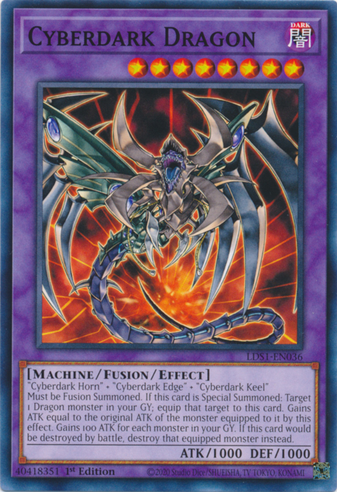 Cyberdark Dragon [LDS1-EN036] Common | Chromatic Games