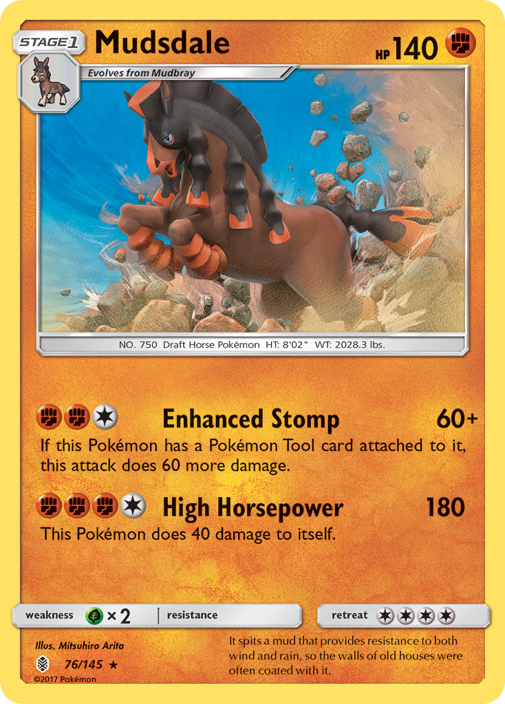 Mudsdale (76/145) [Sun & Moon: Guardians Rising] | Chromatic Games