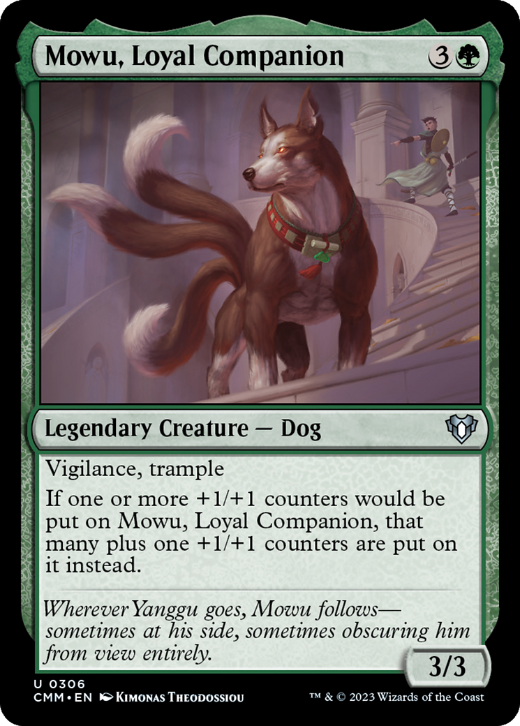 Mowu, Loyal Companion [Commander Masters] | Chromatic Games