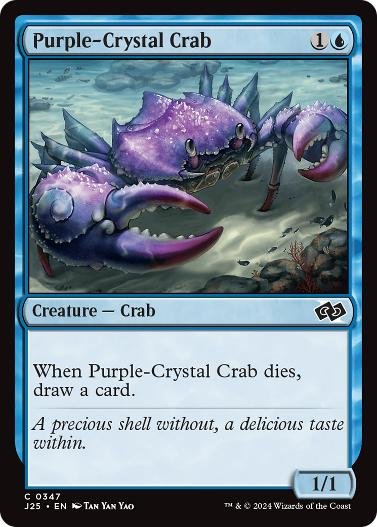 Purple-Crystal Crab [Foundations Jumpstart] | Chromatic Games