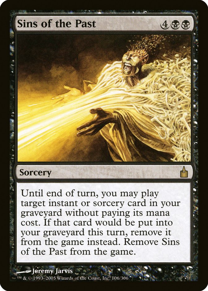 Sins of the Past 106/306 (Ravnica: City of Guilds)  | Chromatic Games