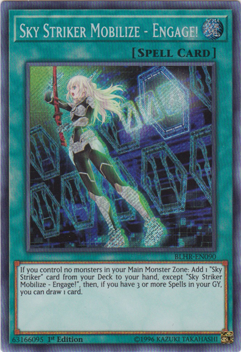 Sky Striker Mobilize - Engage! [BLHR-EN090] Secret Rare | Chromatic Games