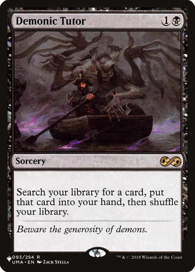 Demonic Tutor [The List] | Chromatic Games