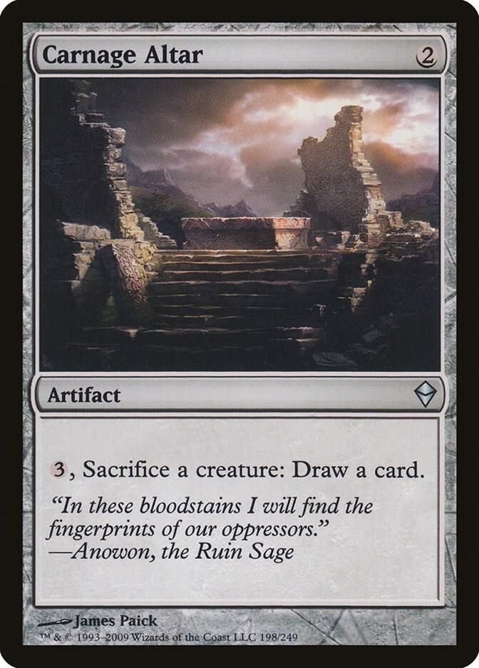 Carnage Altar 198/249 (Zendikar)  | Chromatic Games