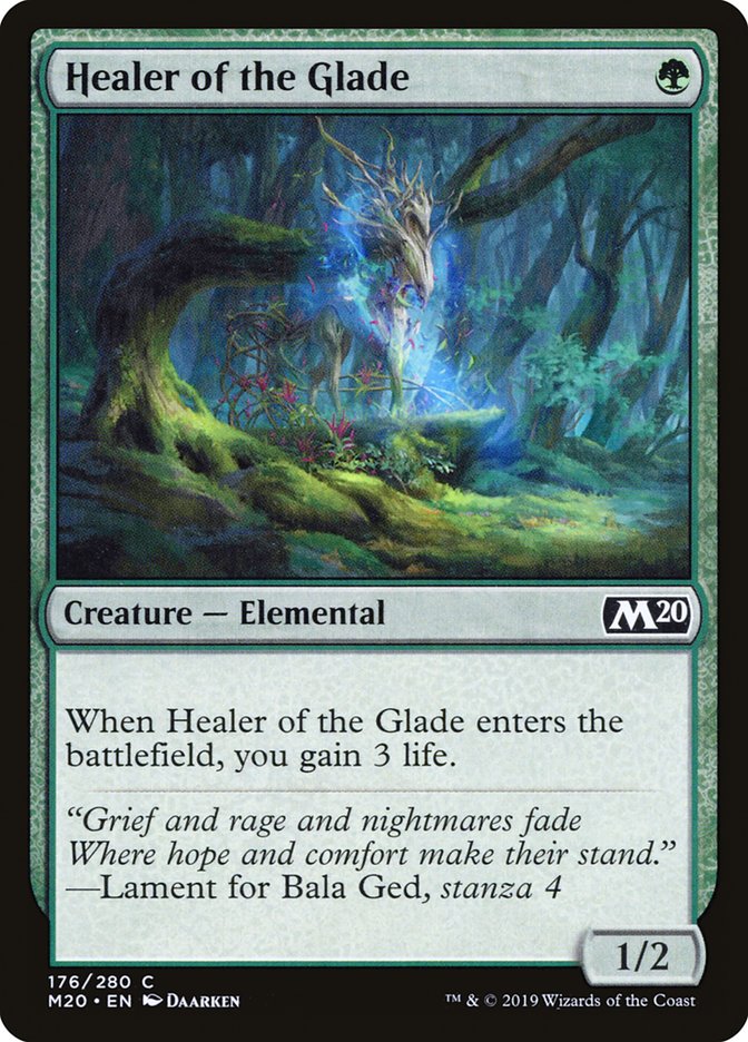 Healer of the Glade 176/280 (Core Set 2020)  | Chromatic Games