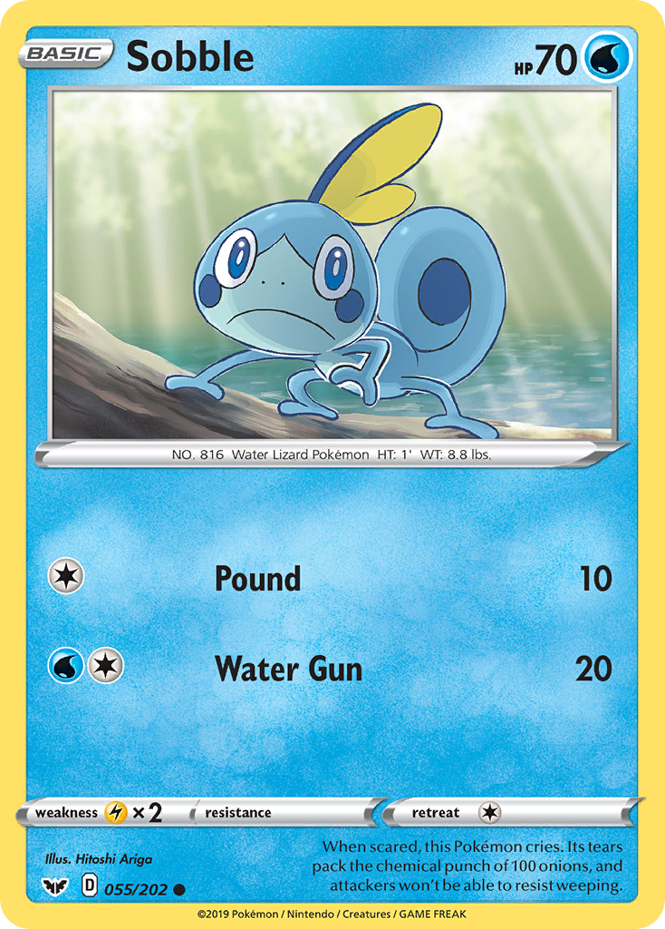 Sobble (055/202) [Sword & Shield: Base Set] | Chromatic Games