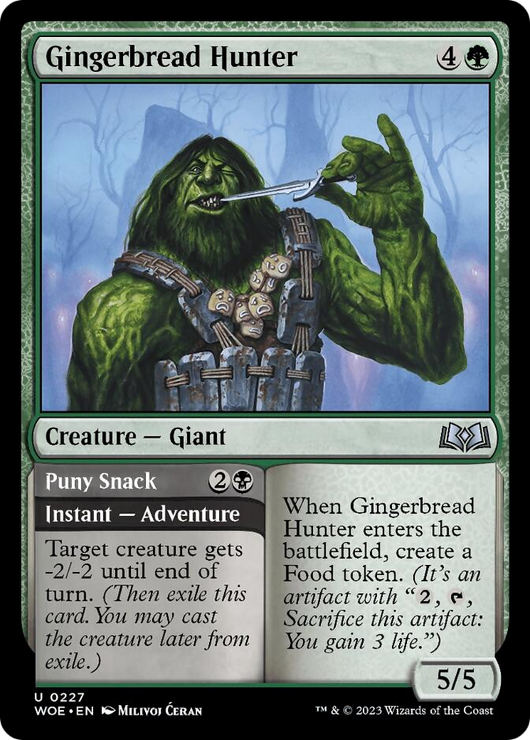 Gingerbread Hunter // Puny Snack [Wilds of Eldraine] | Chromatic Games