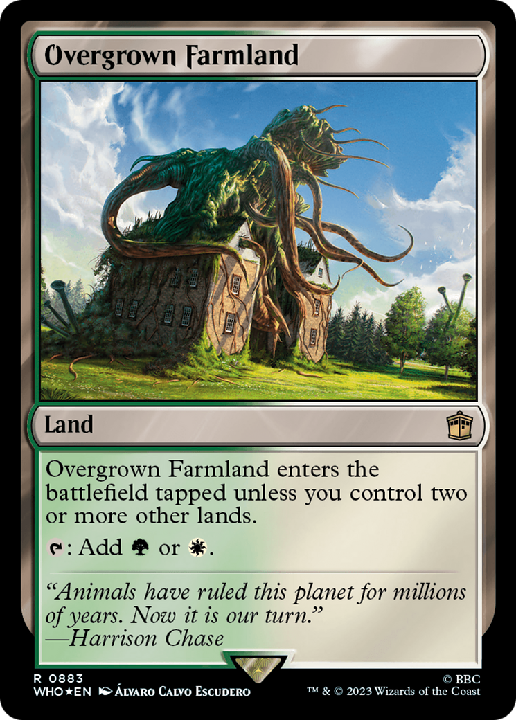 Overgrown Farmland (Surge Foil) [Doctor Who] | Chromatic Games