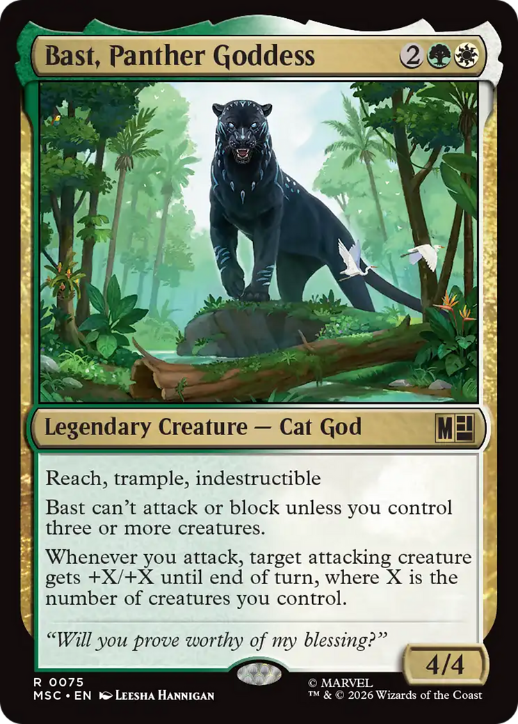 Bast, Panther Goddess [Marvel Super Heroes Commander] | Chromatic Games