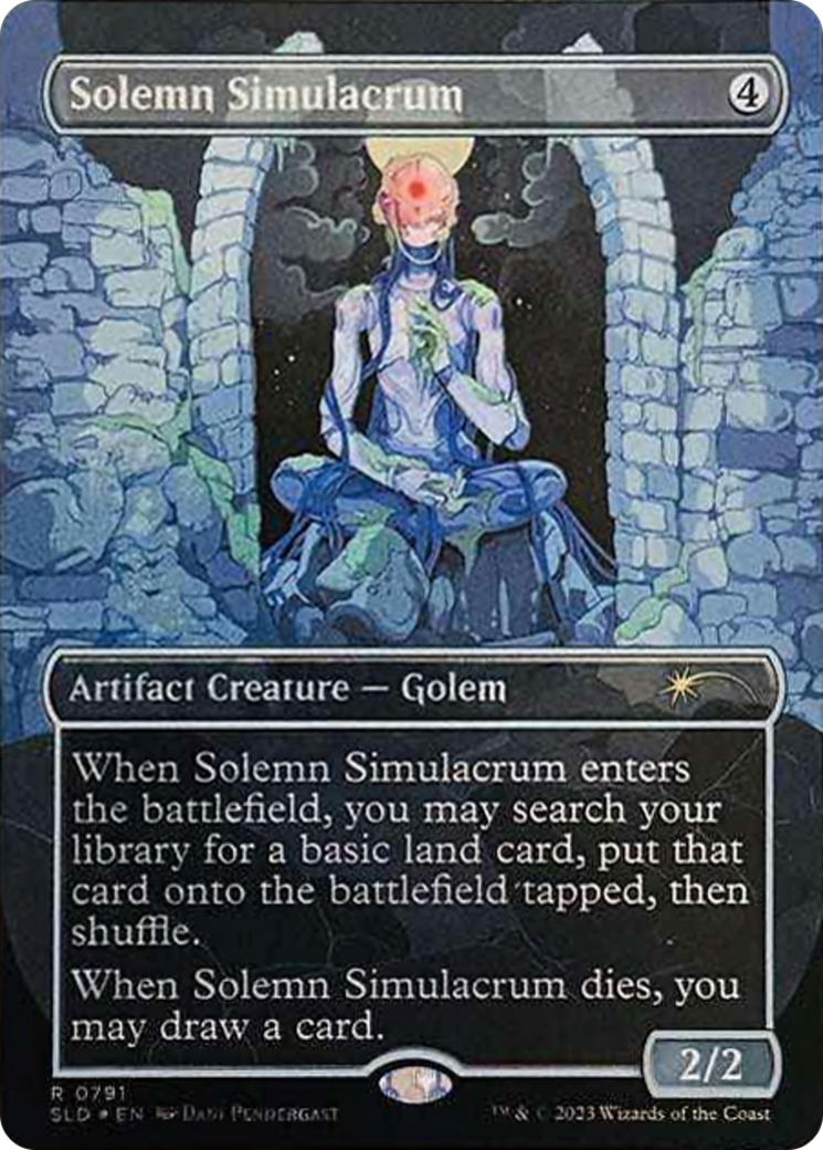 Solemn Simulacrum (0791) (Galaxy Foil) [Secret Lair Drop Series] | Chromatic Games