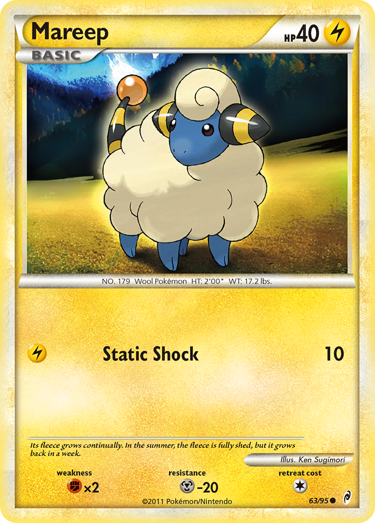 Mareep (63/95) [HeartGold & SoulSilver: Call of Legends] | Chromatic Games