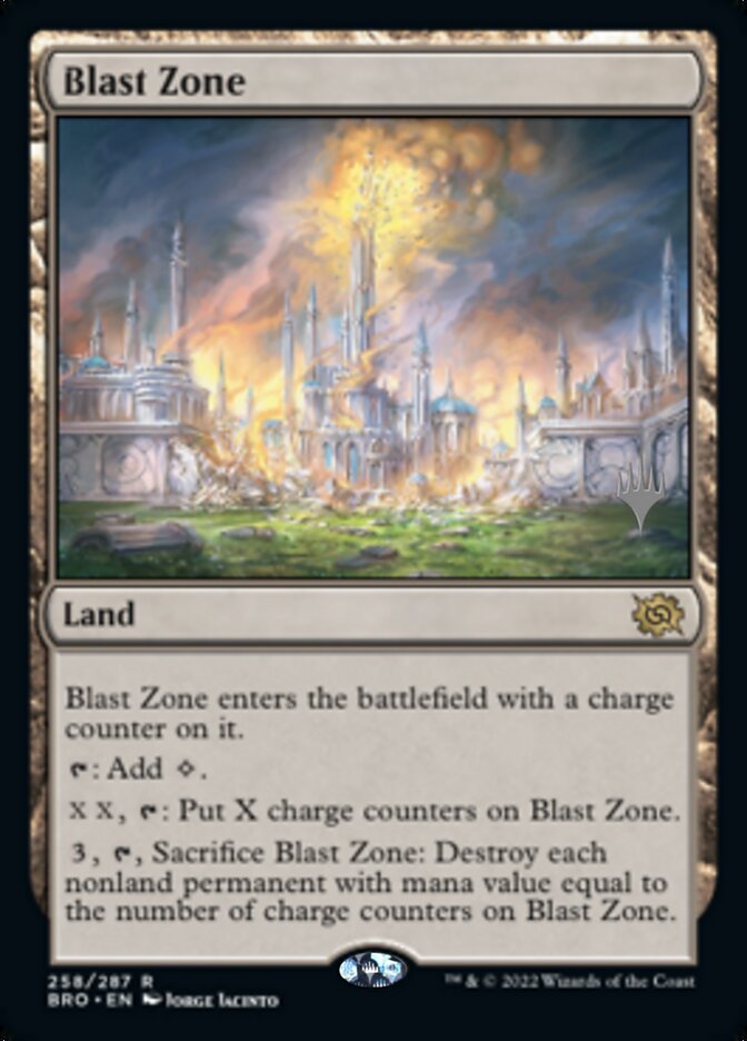 Blast Zone (Promo Pack) [The Brothers' War Promos] | Chromatic Games