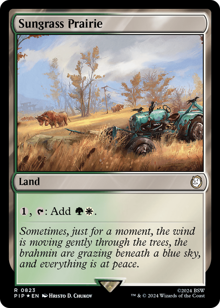 Sungrass Prairie (Surge Foil) [Fallout] | Chromatic Games