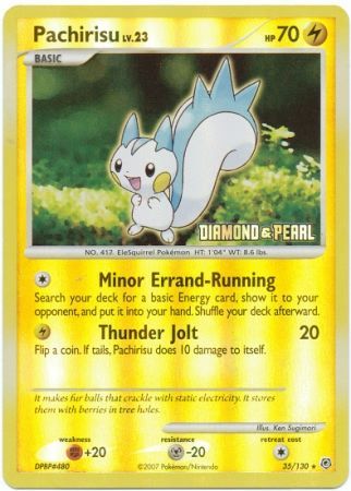 Pachirisu (35/130) [Burger King Promos: 2008 Collection] | Chromatic Games