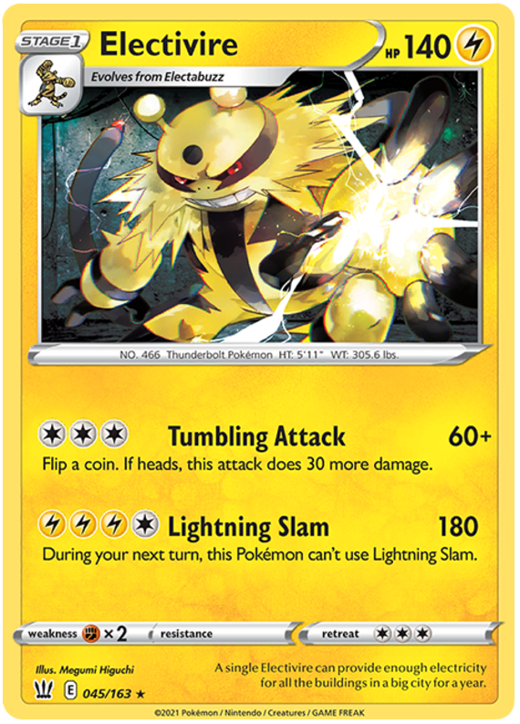 Electivire (045/163) [Sword & Shield: Battle Styles] | Chromatic Games